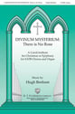 Divinum Mysterium SATB choral sheet music cover